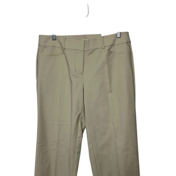Ann Taylor LOFT  Tan The Riviera Pant Cropped Women's Size 6 Tall NEW - Picture 2 of 7